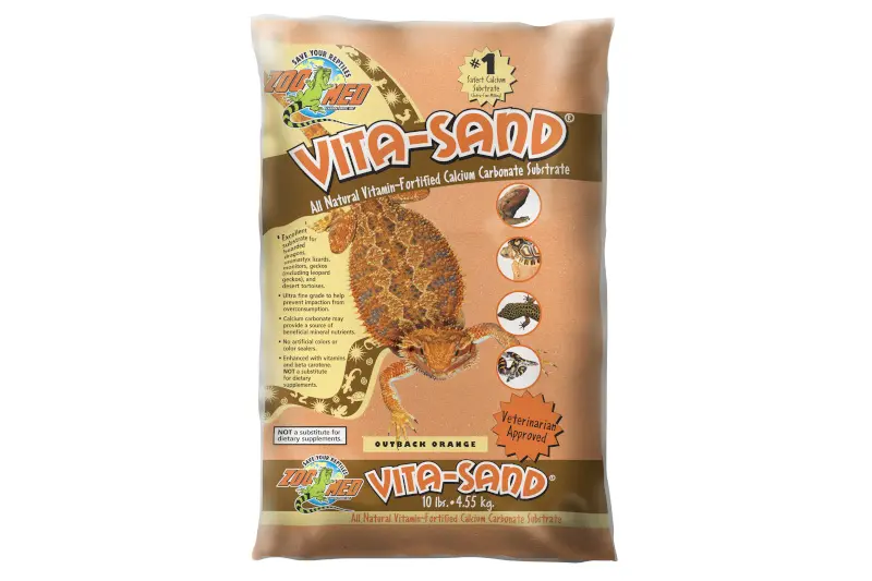 Zoomed Vita-Sand-Outback Org, substrat de sol, 4,5 kg