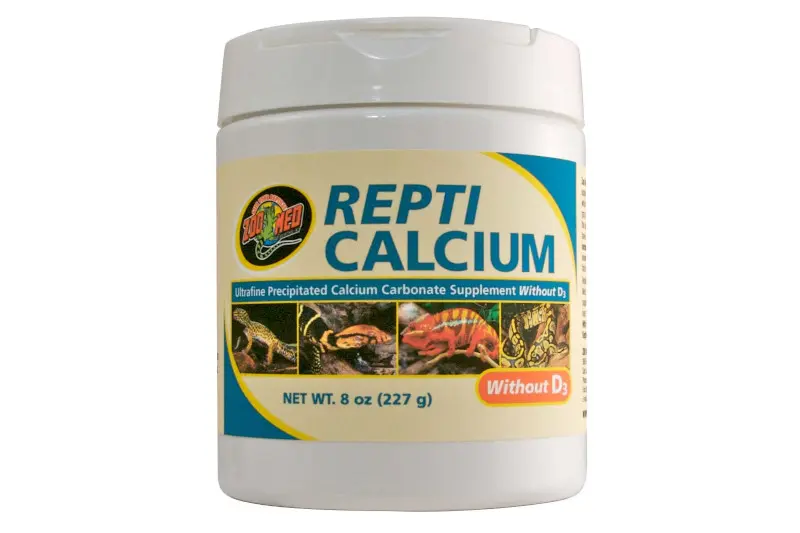 Zoomed Repti Calcium sans D3, poudre d’aliment complémentaire, 227 g