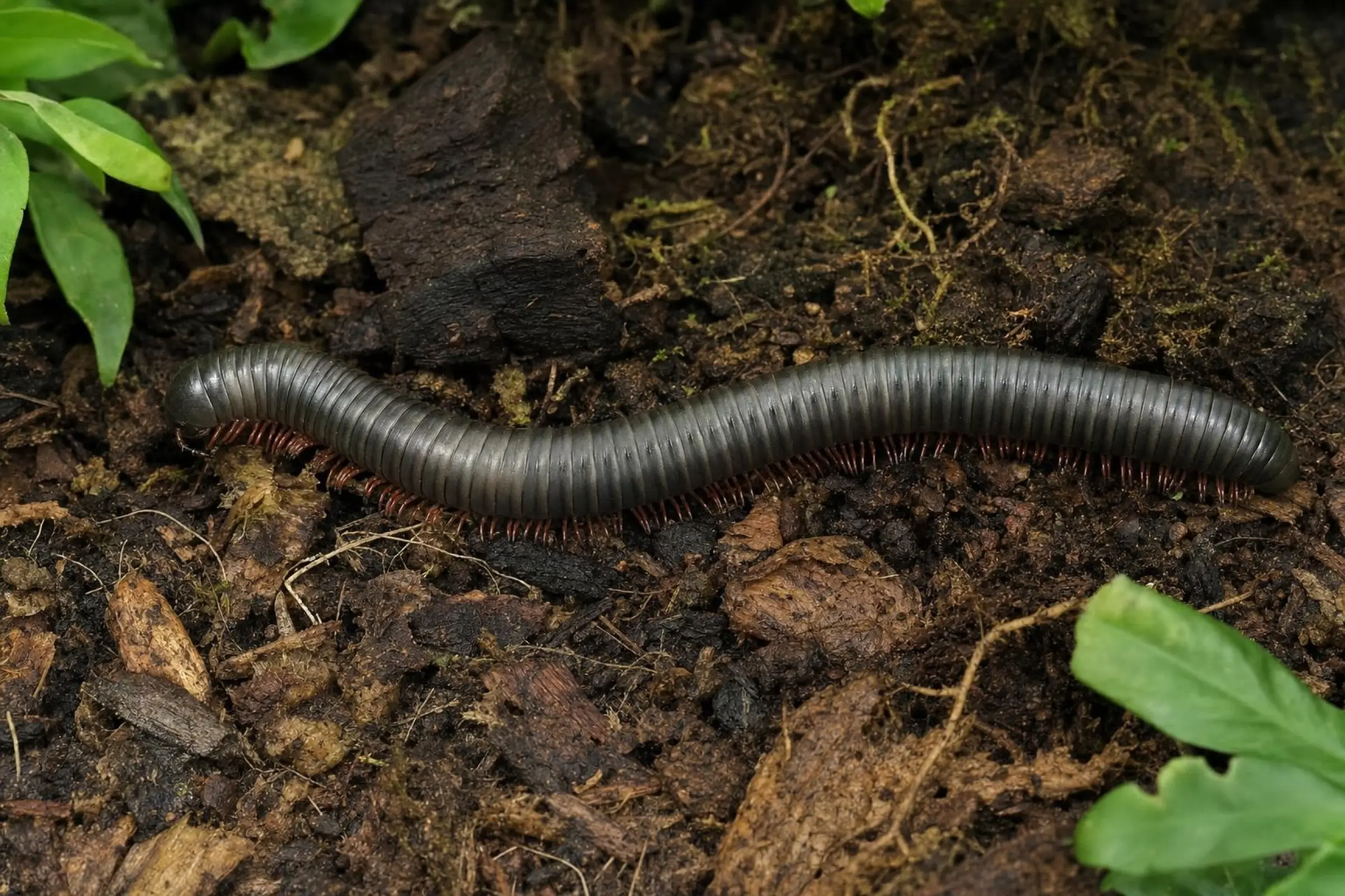 Mille-pattes d’Irian Jaya, Salpidobolus sp.