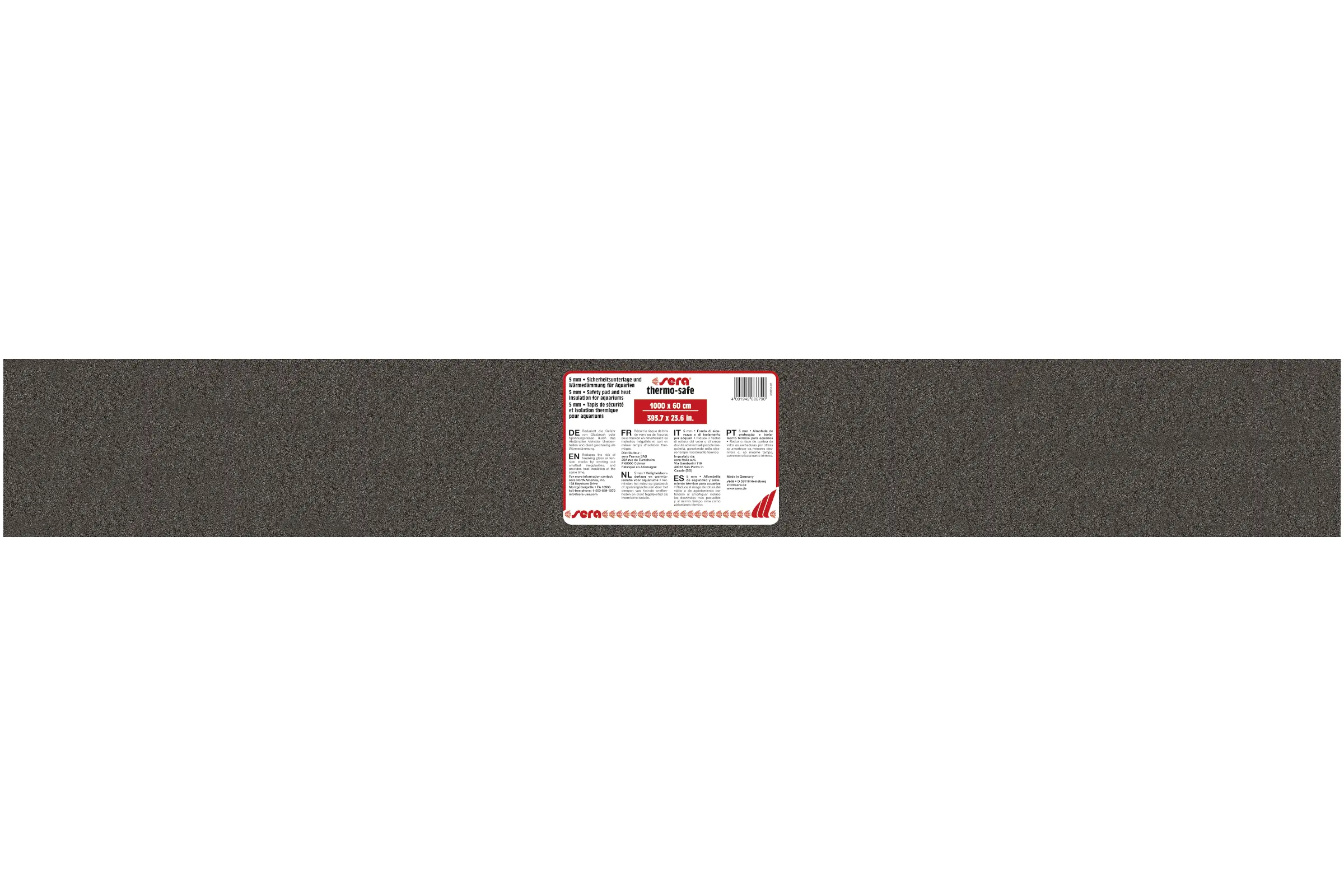 Sera thermo-safe, 1000 x 60 cm, tapis isolant