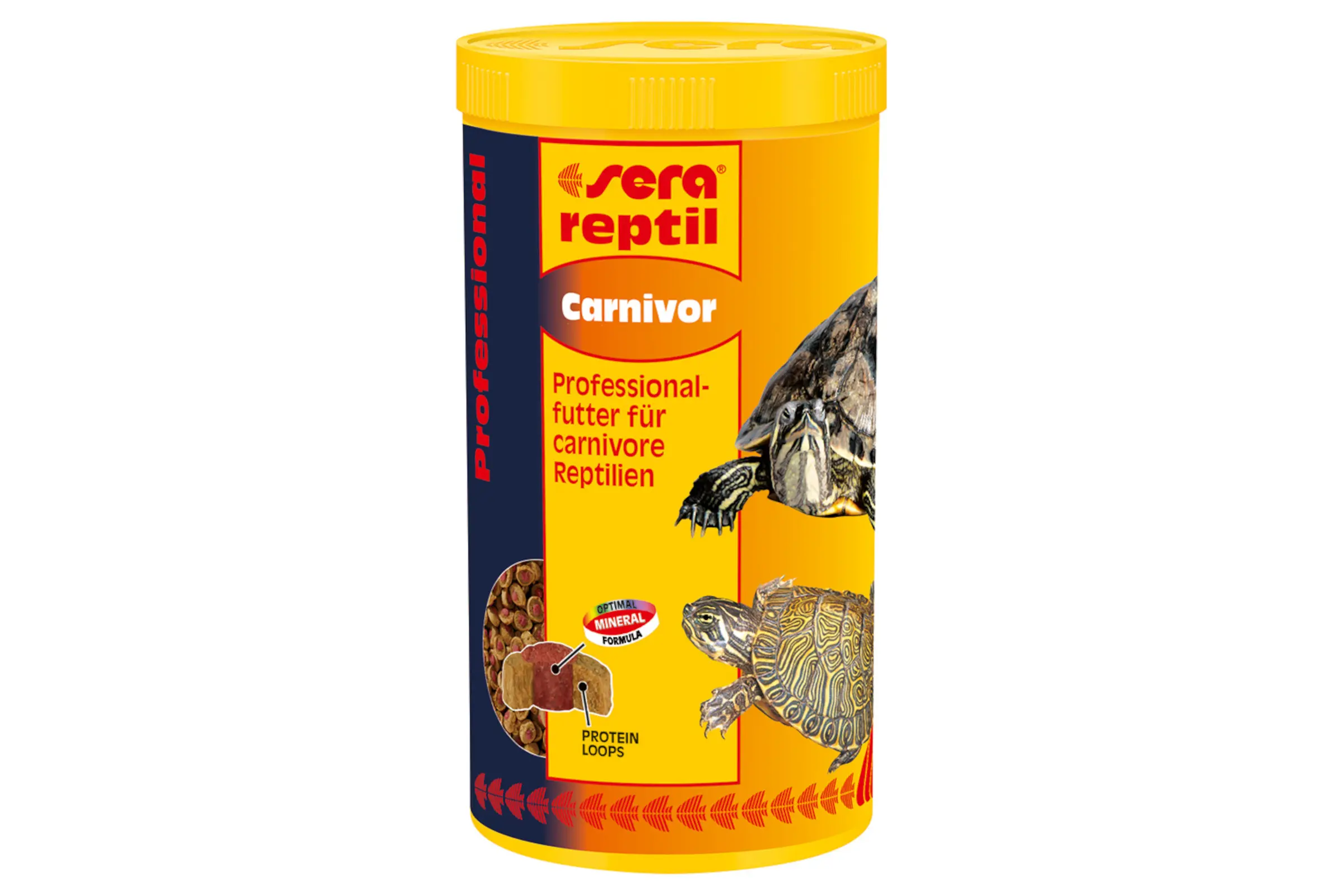 Sera reptil Professional Carnivor Nature, anneaux d’aliment principal, en 3 tailles