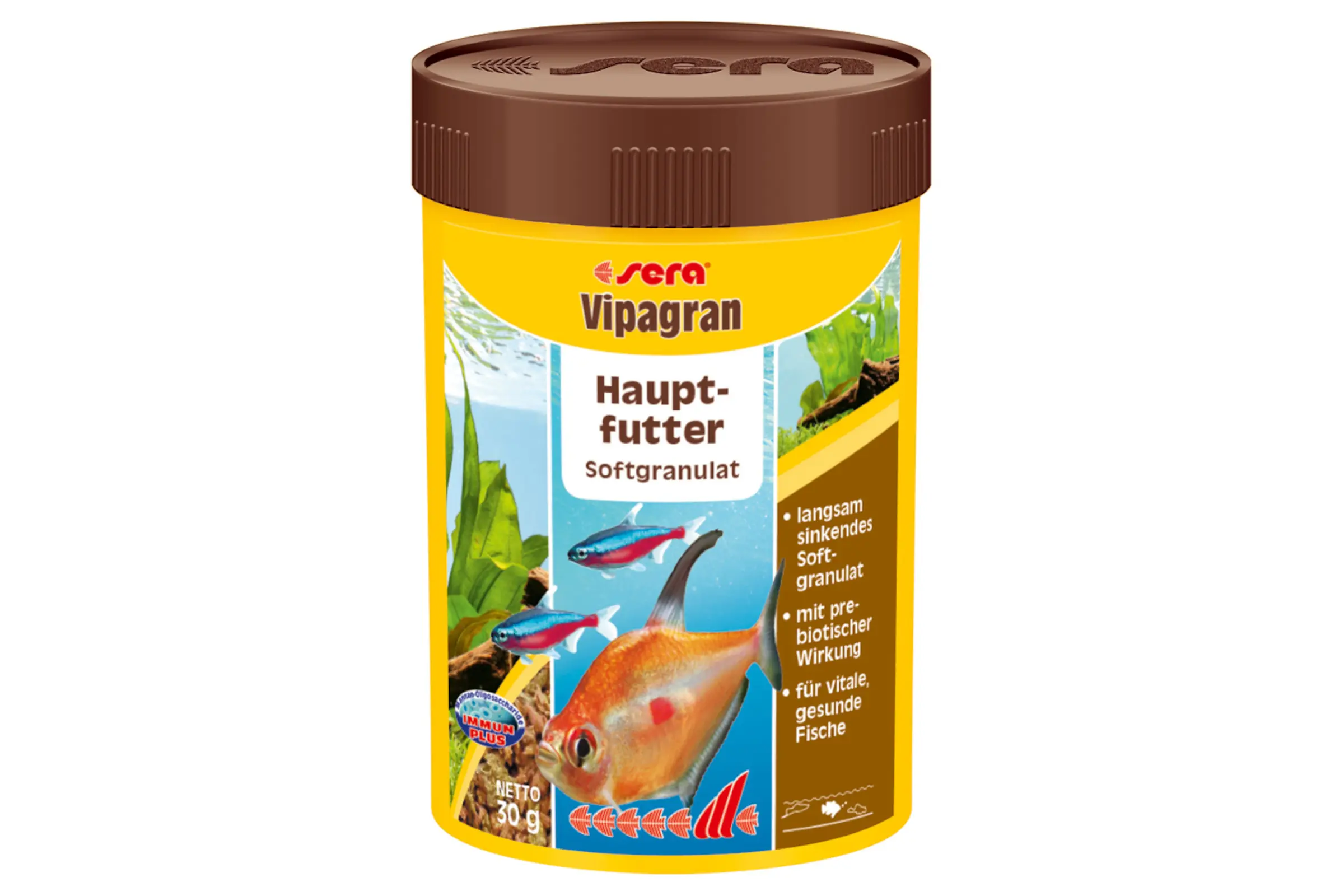 Sera Vipagran Nature, granulés d’aliment principal, en 3 tailles