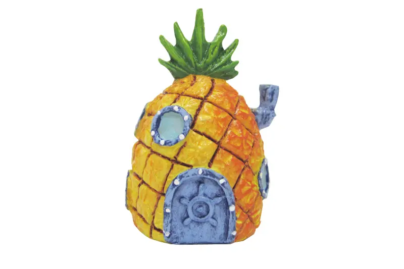 Penn-Plax Mini maison ananas, déco SpongeBob, 5 cm