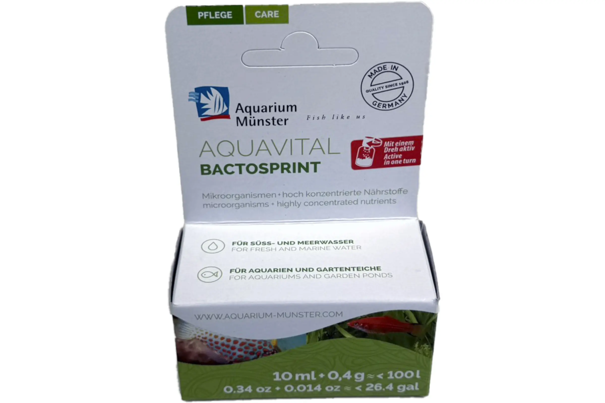 Packung Aquavital Bactosprint 10 ml, Aquariumpflege
