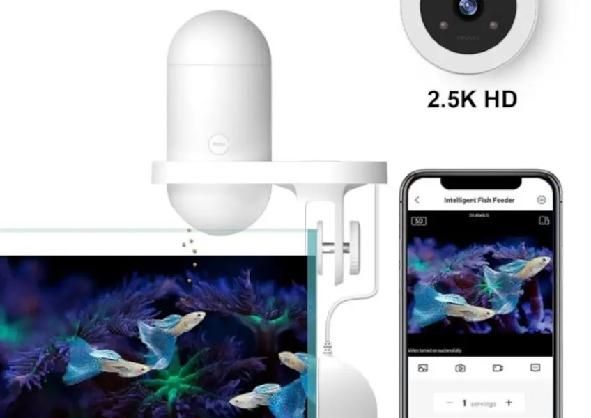 Intelligent Visual Fish Feeder - Distributeur de nourriture intelligent avec caméra