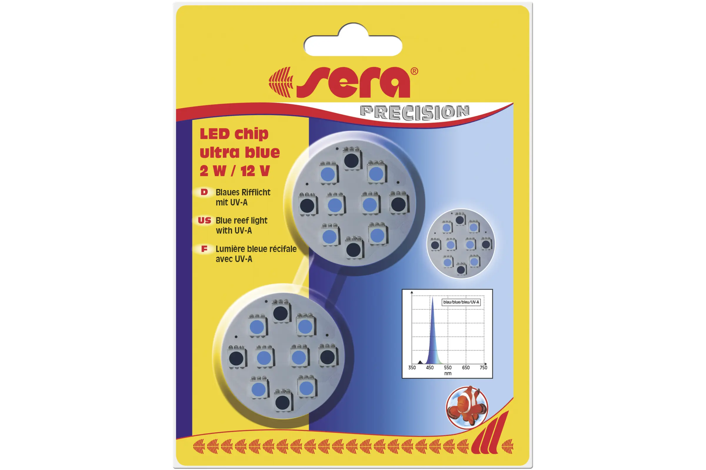 Sera LED Chips, puces de remplacement colorées, en 8 couleurs