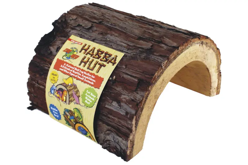 Zoomed Habba Hut (produit en bois naturel) X LG, XL Grotte en bois pour terrarium