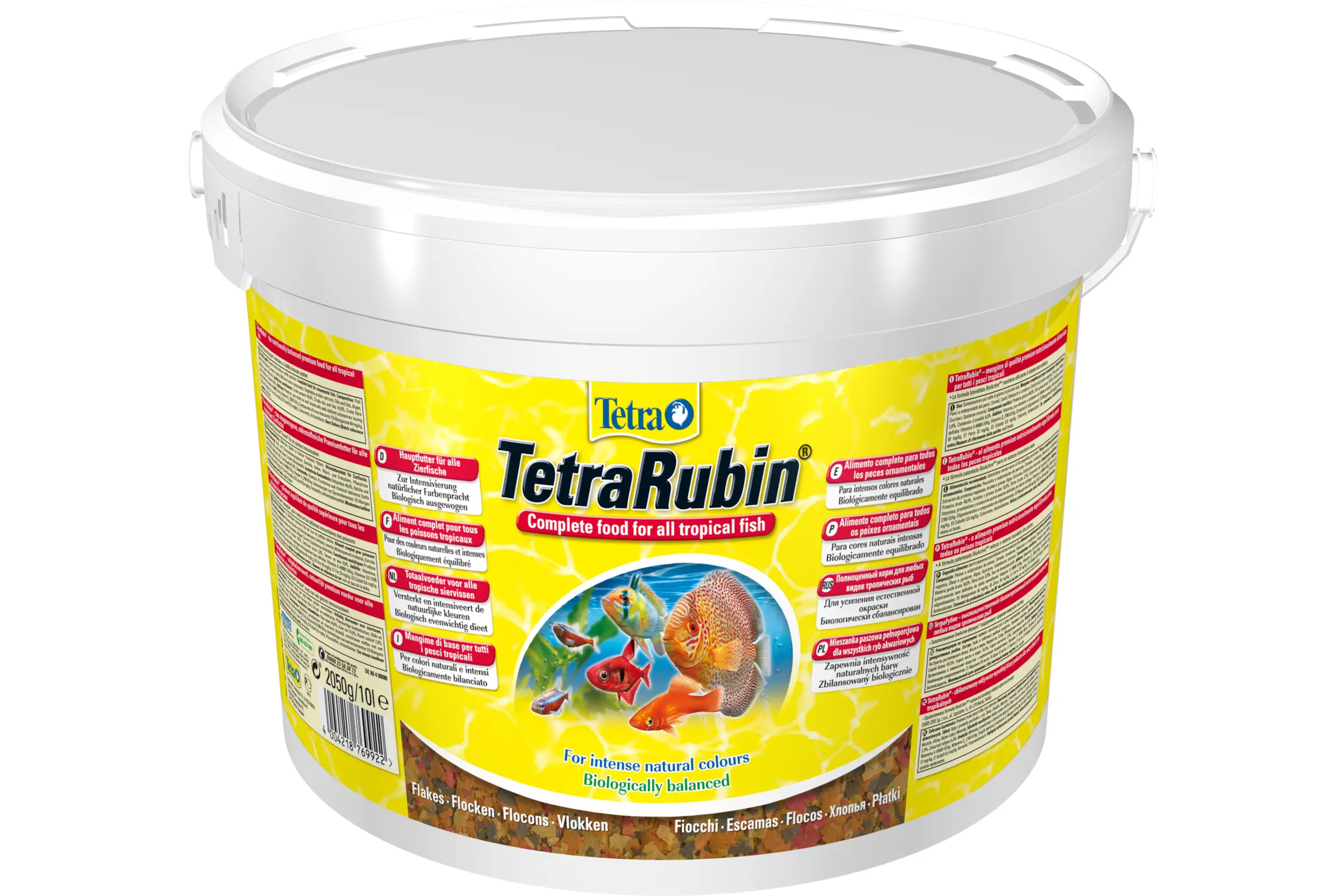 Tetra Rubin Flakes, aliment colorant, 10 litres