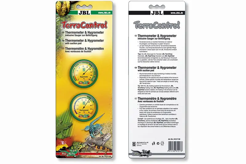 JBL TerraControl, thermomètre + hygromètre en kit