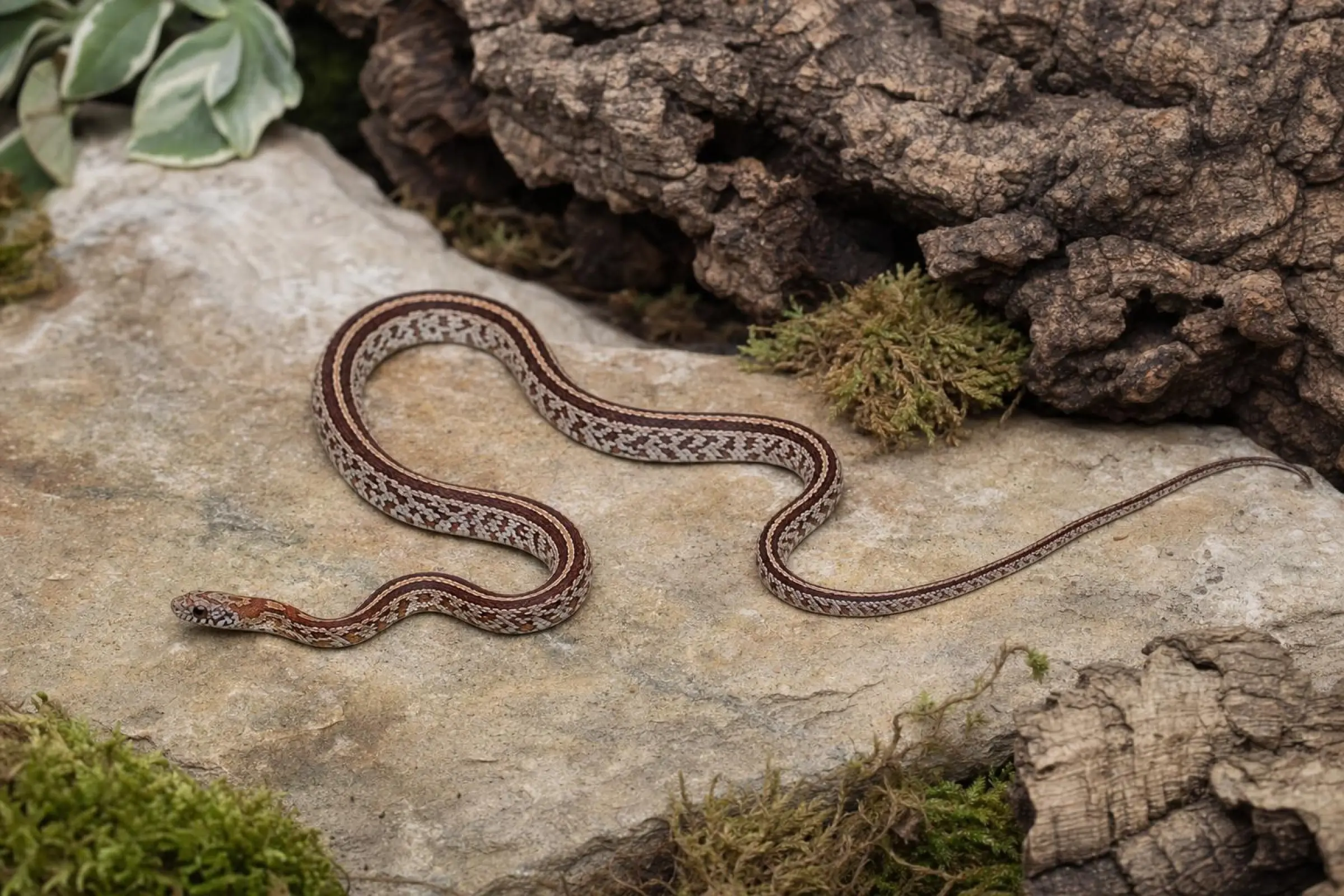 Couleuvre des blés Châtaigne Tessera, Pantherophis guttatus