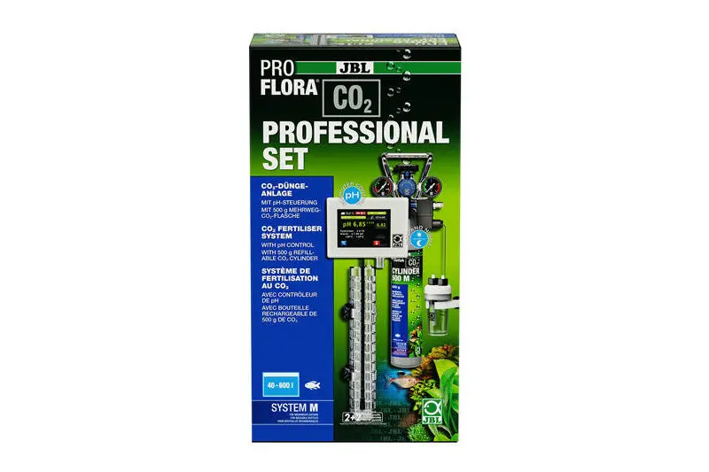 JBL ProFlora CO2 Professional Set M, installation CO2 rechargeable jusqu’à 600 l