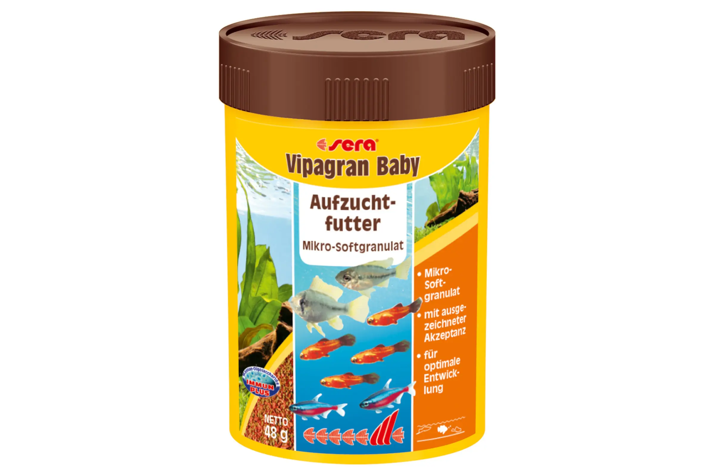 Sera Vipagran Baby Nature, granulés d’aliment d’élevage, 100 ml