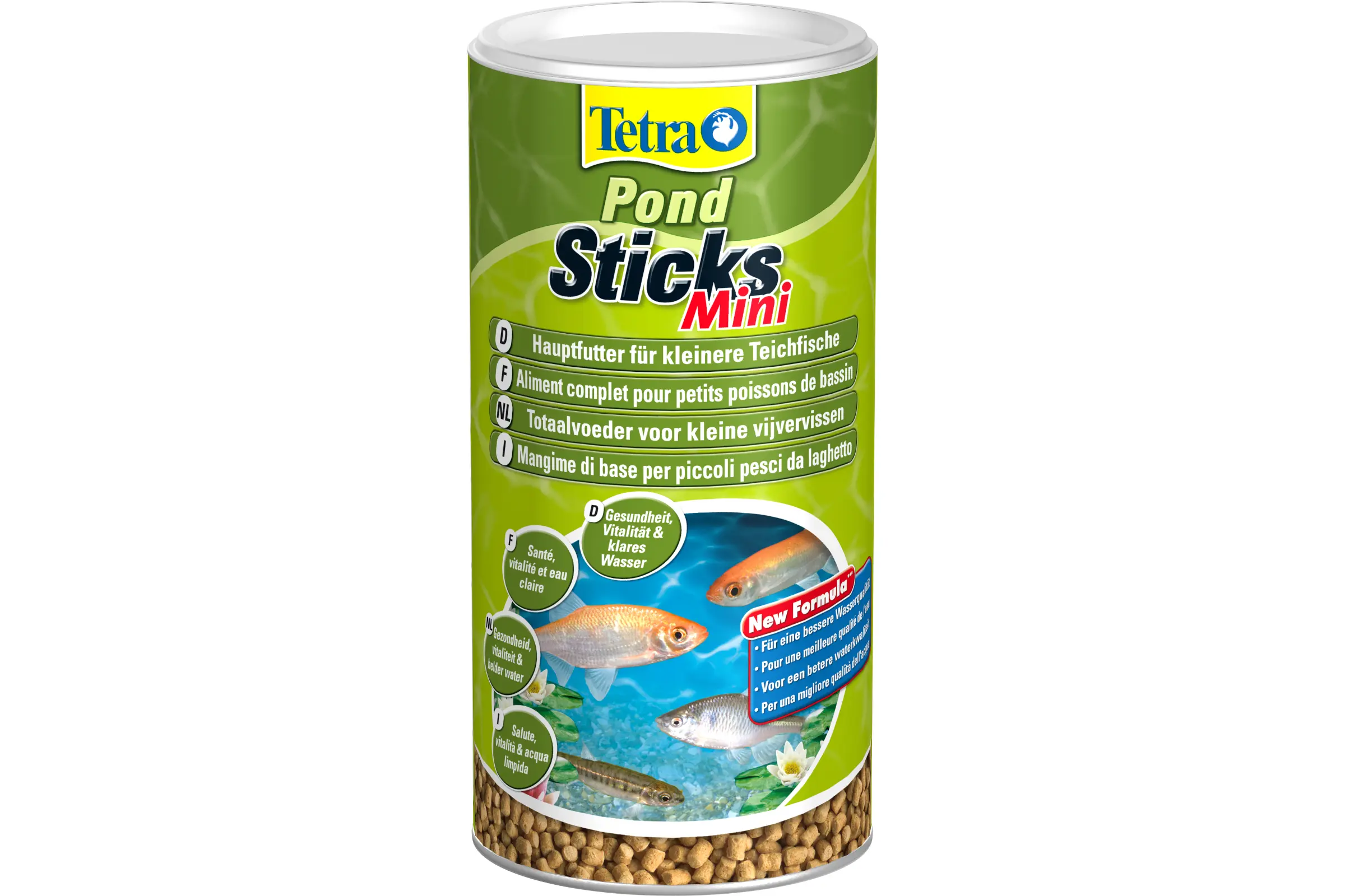Tetra Pond Sticks Mini , sticks d’aliment complet, 1 litre