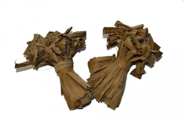 Feuilles de bananier séchées, Musa leaves, 50 pièces