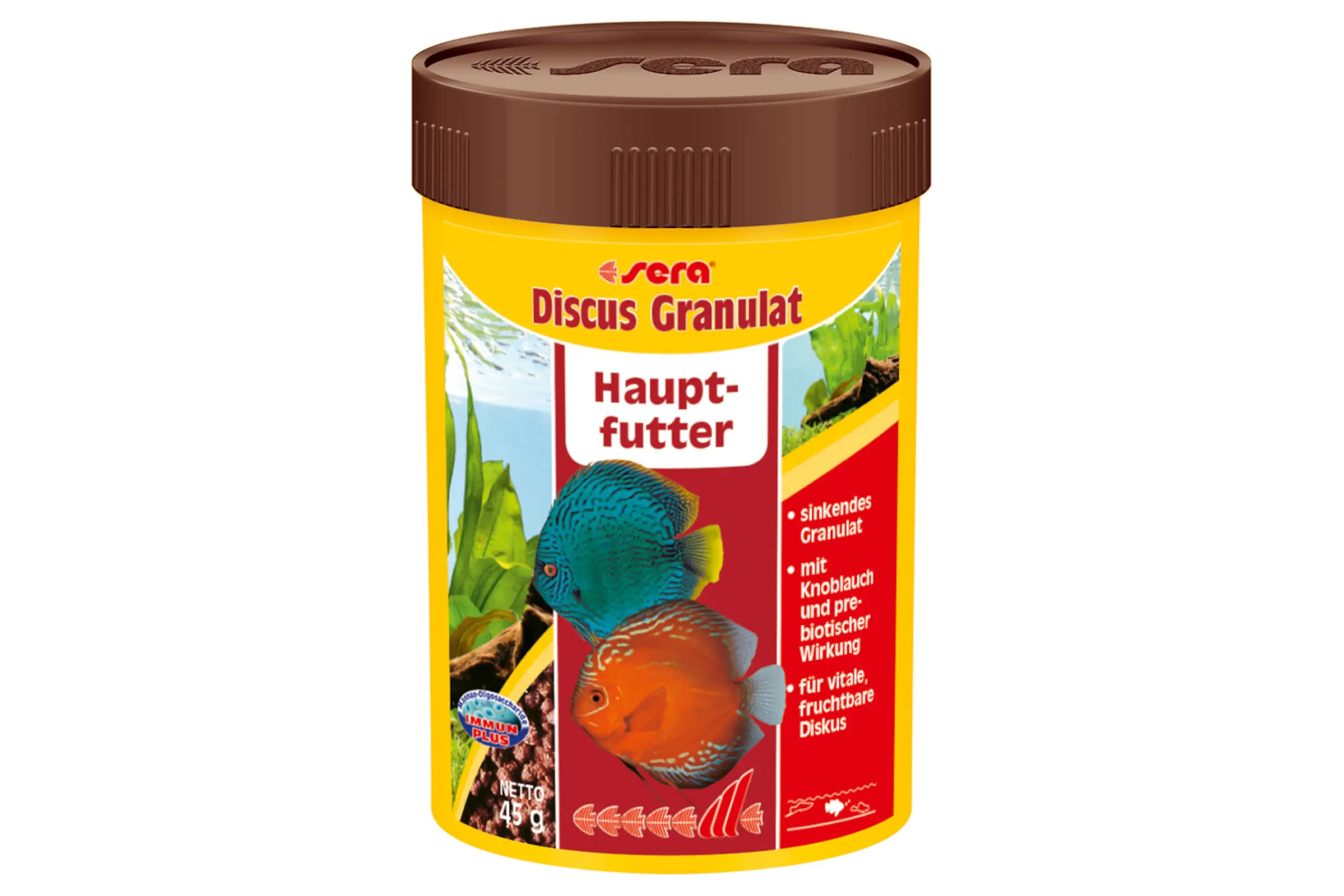 Sera Discus Granulat Nature, granulés aliment principal, en 100 et 1000 ml