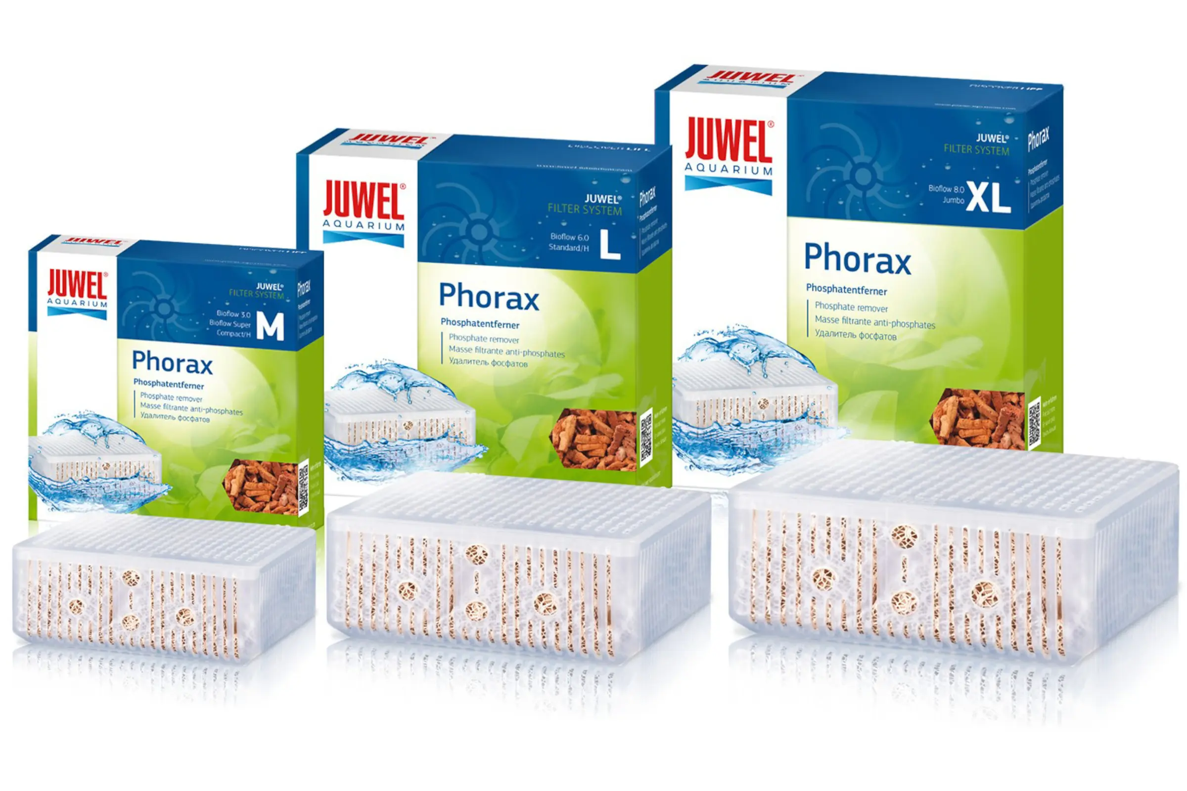 Juwel Phorax, éliminateur de phosphates, en 3 tailles