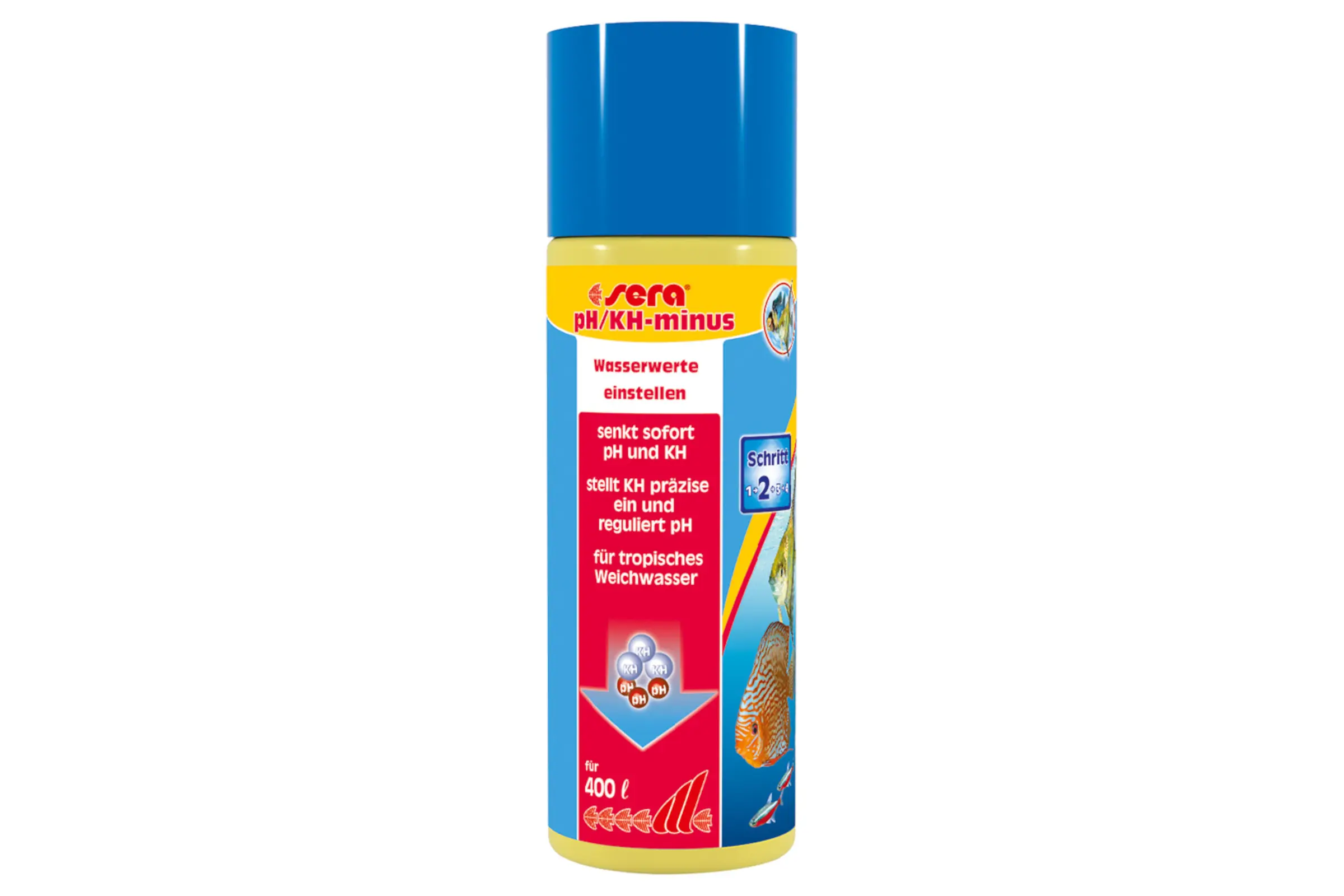 Sera pH/KH-minus, conditionneur d’eau, en 100, 250 et 500 ml