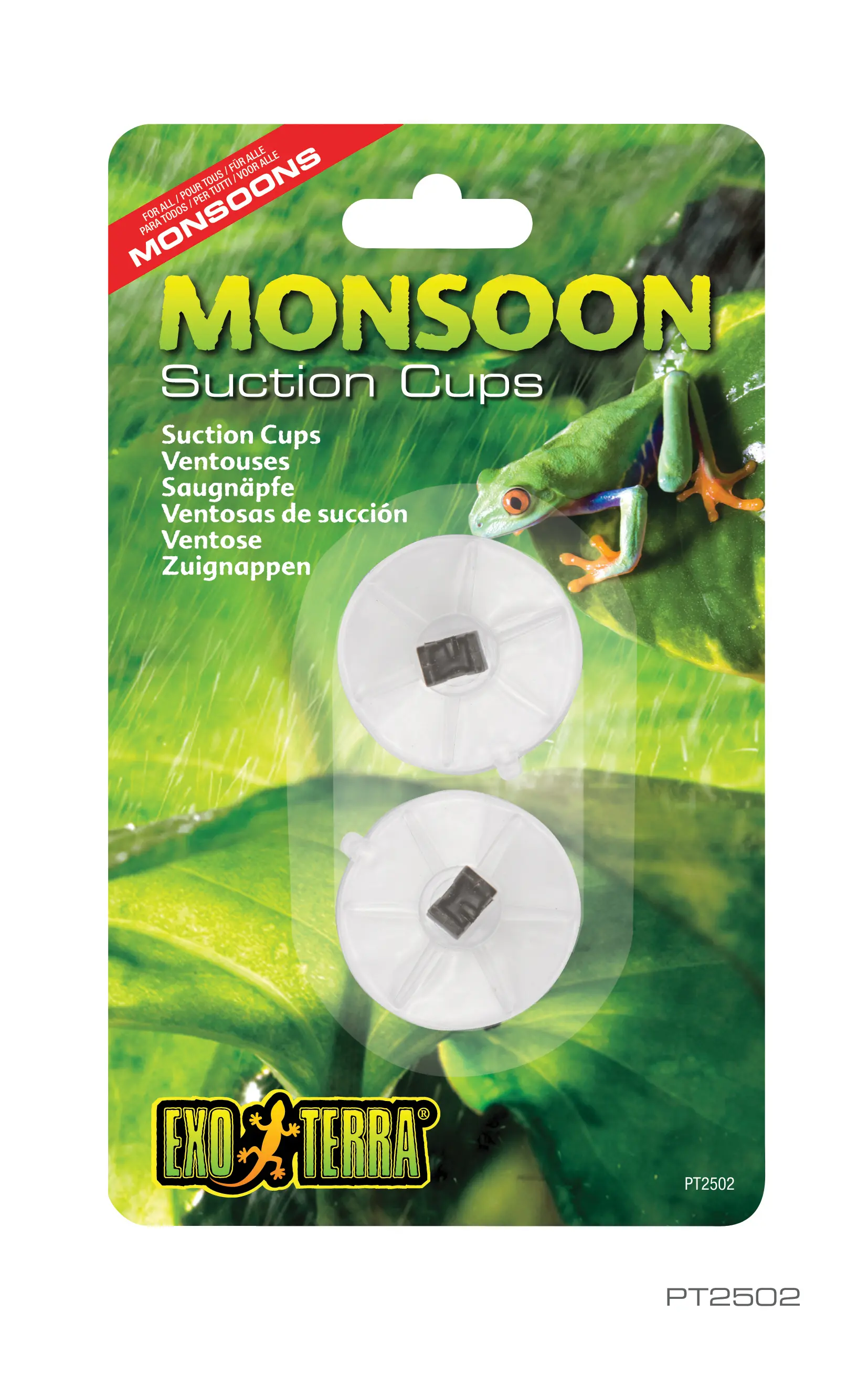 Exo Terra Monsoon RS400 ventouses lot de 2