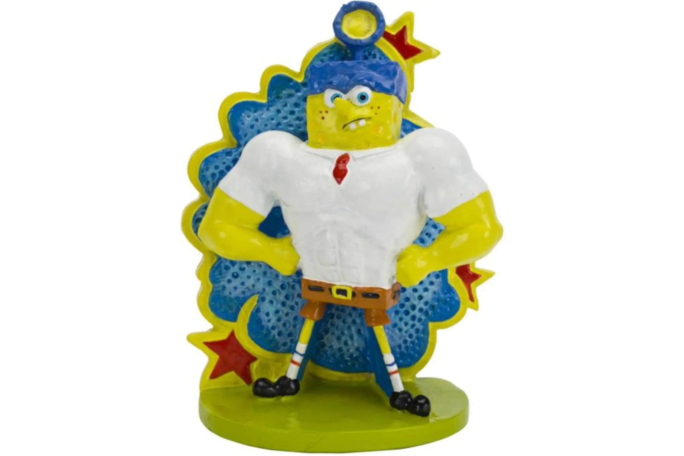 Penn-Plax Super SpongeBob, décoration d’aquarium, 8,9 cm