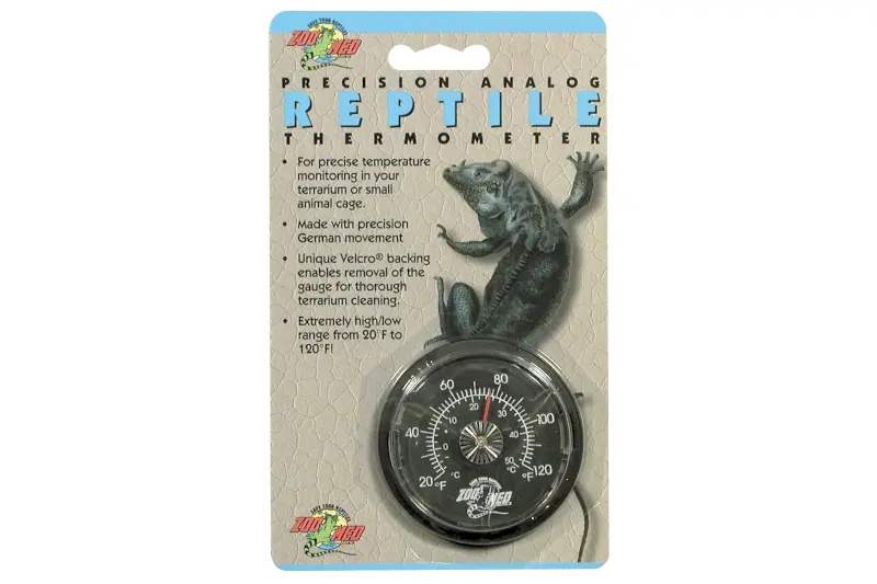 Zoomed Thermomètre analogique pour reptiles