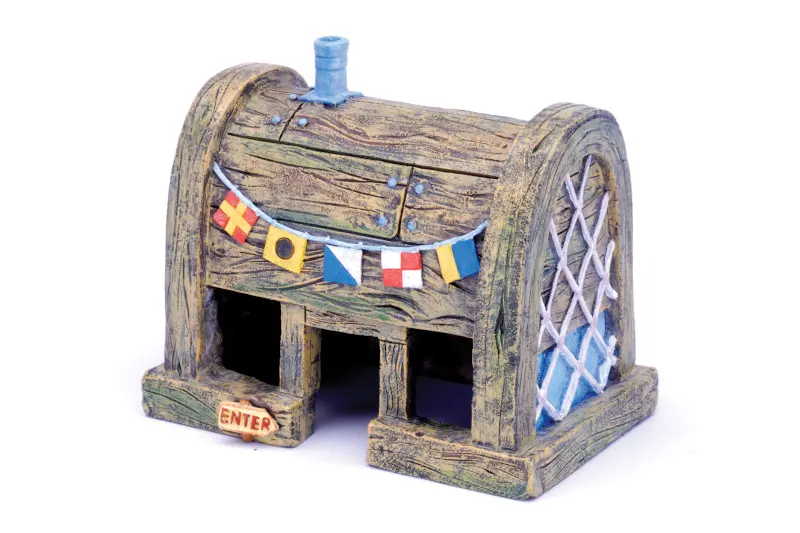 Penn-Plax Restaurant Krusty Krab, décoration d’aquarium, 7,62 cm