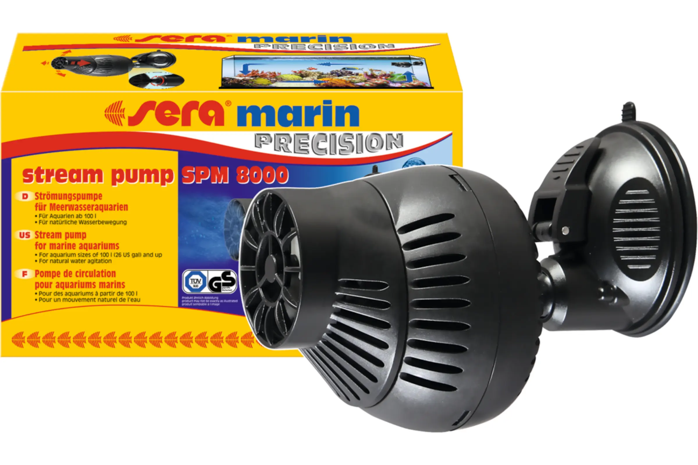 Sera marin stream pump SPM 8000, pompe de brassage