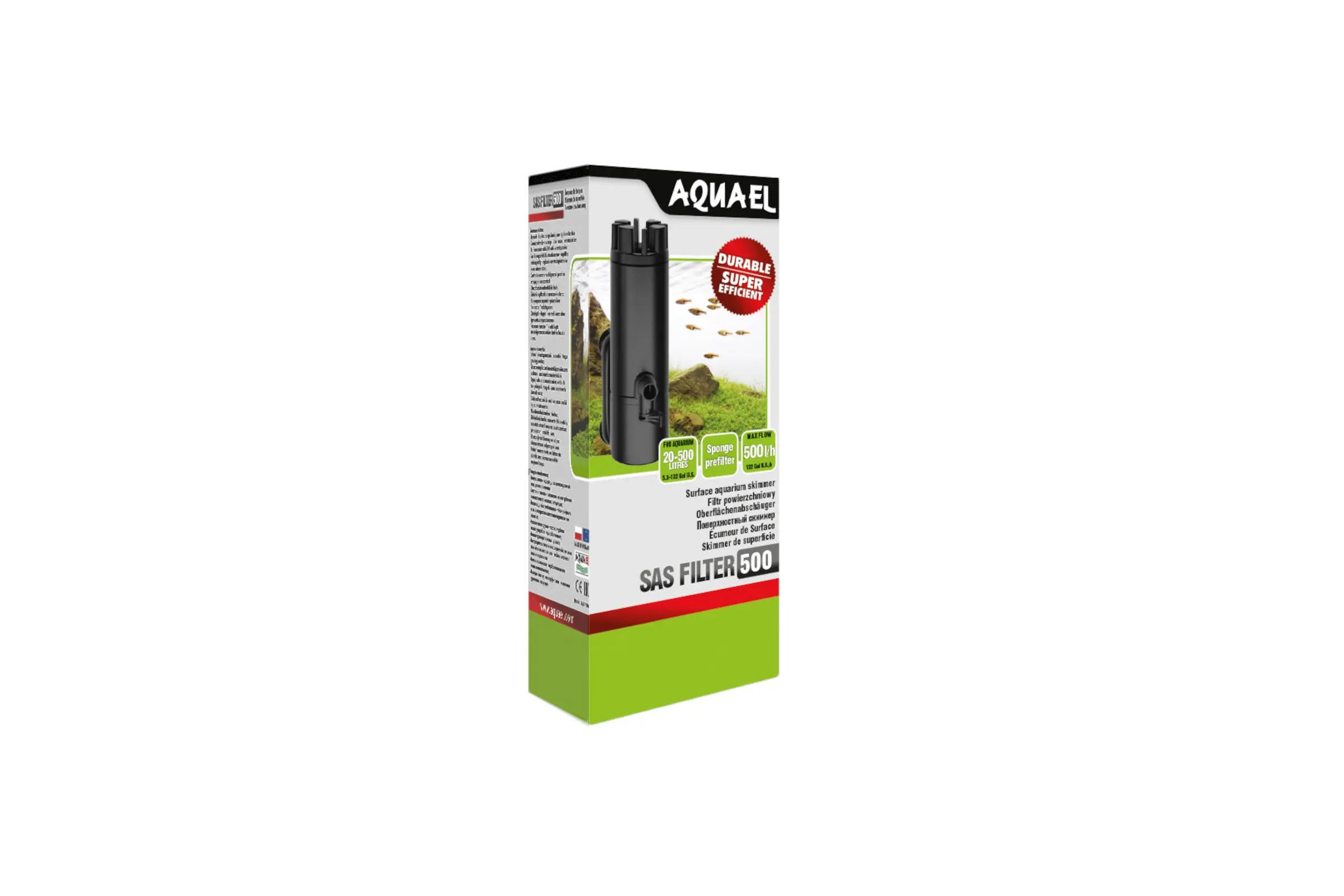 Aquael SAS 500 Surface Skimmer, aspirateur de surface
