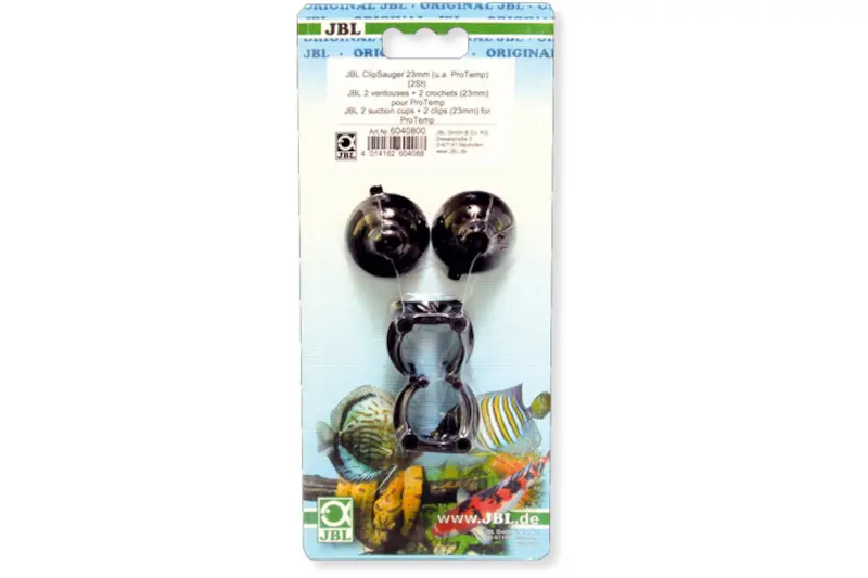 JBL ClipSauger 23 mm, 2 pièces pour CO² Vario et ProTemp