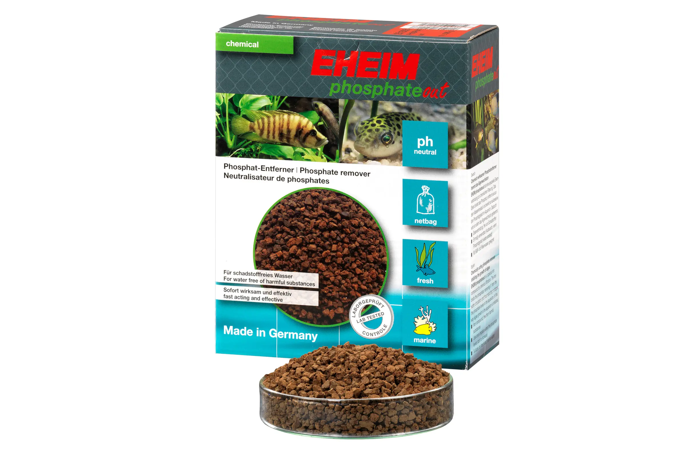 Eheim phosphateout, liant de phosphates 130 g ou 390 g