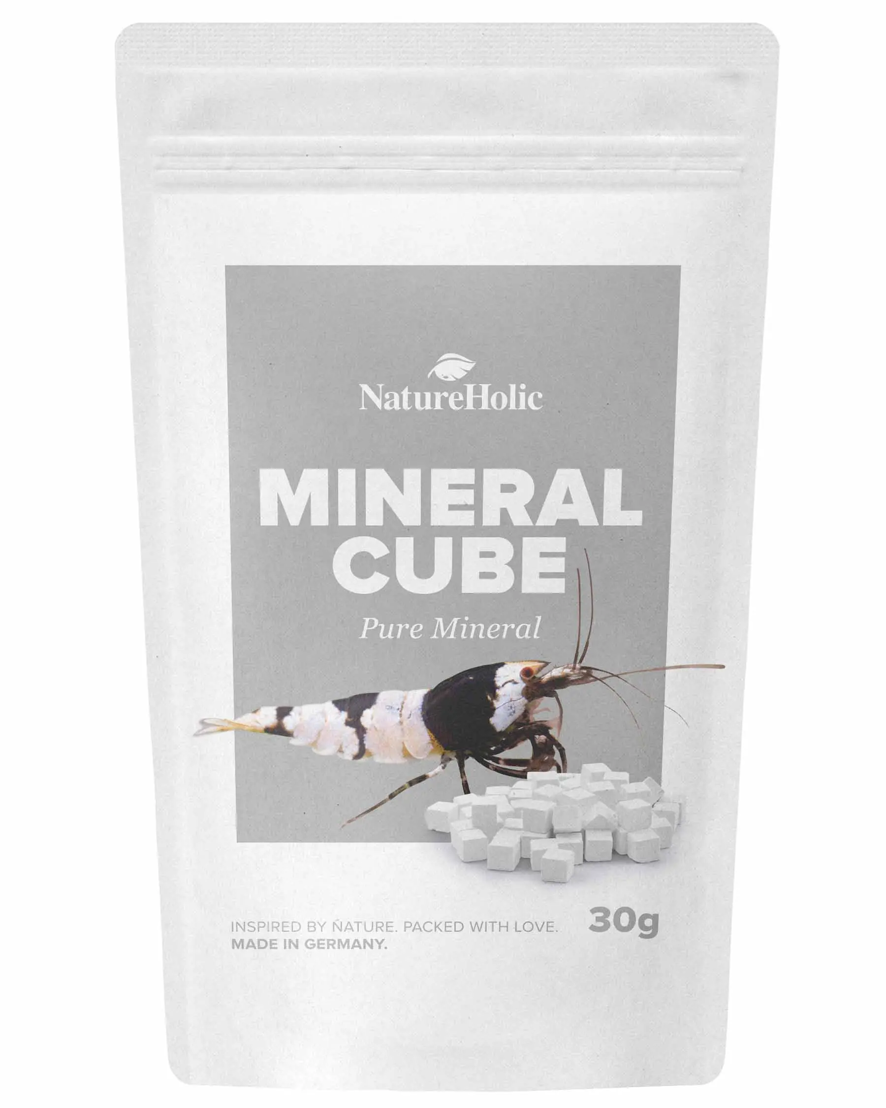 NatureHolic MineralCube Pure Mineral, aliment minéral, 30 g