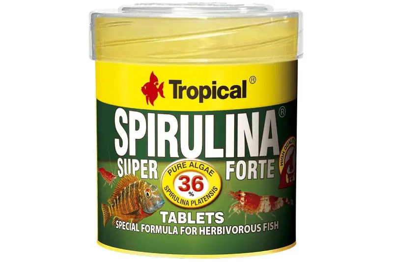 Tropical Super Spirulina Forte 36 % comprimés, 50 ml