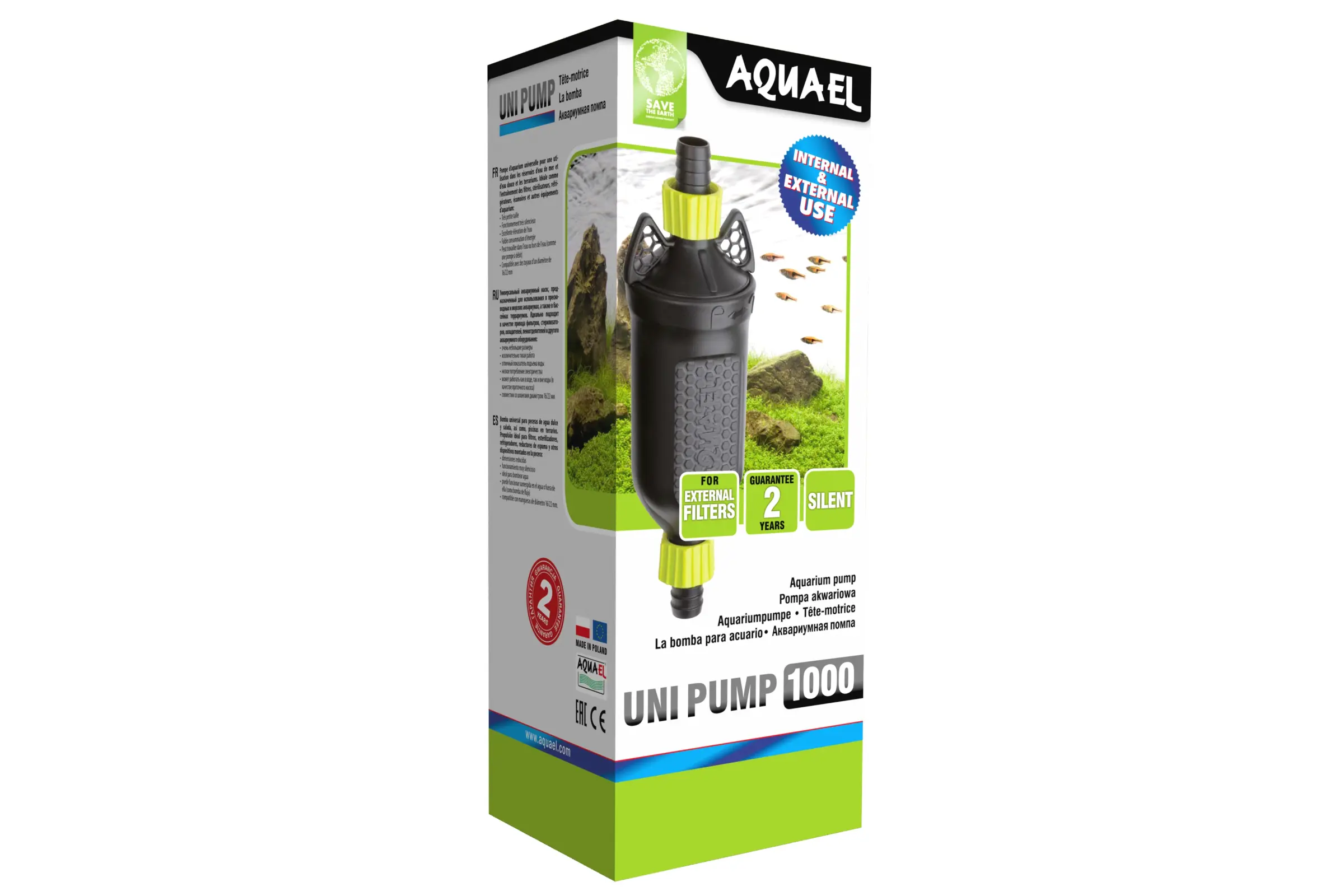 Aquael Uni Pump 1000, pompe universelle pour aquarium