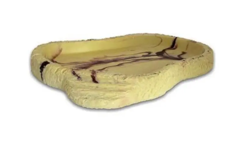 Lucky Reptile Food Dish grès moyen, env. 20,5 × 15 × 2 cm
