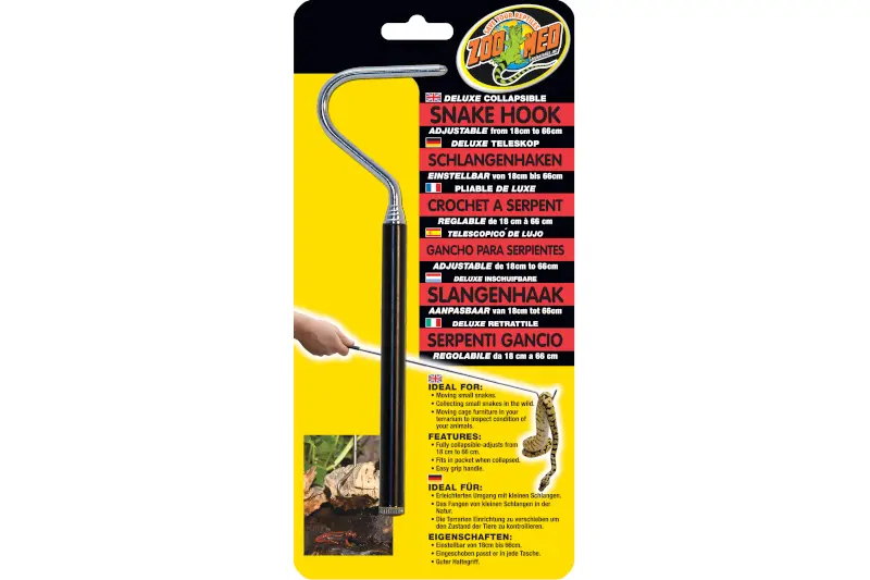 Zoomed Adjustable Snake Hook, crochet télescopique pour serpents