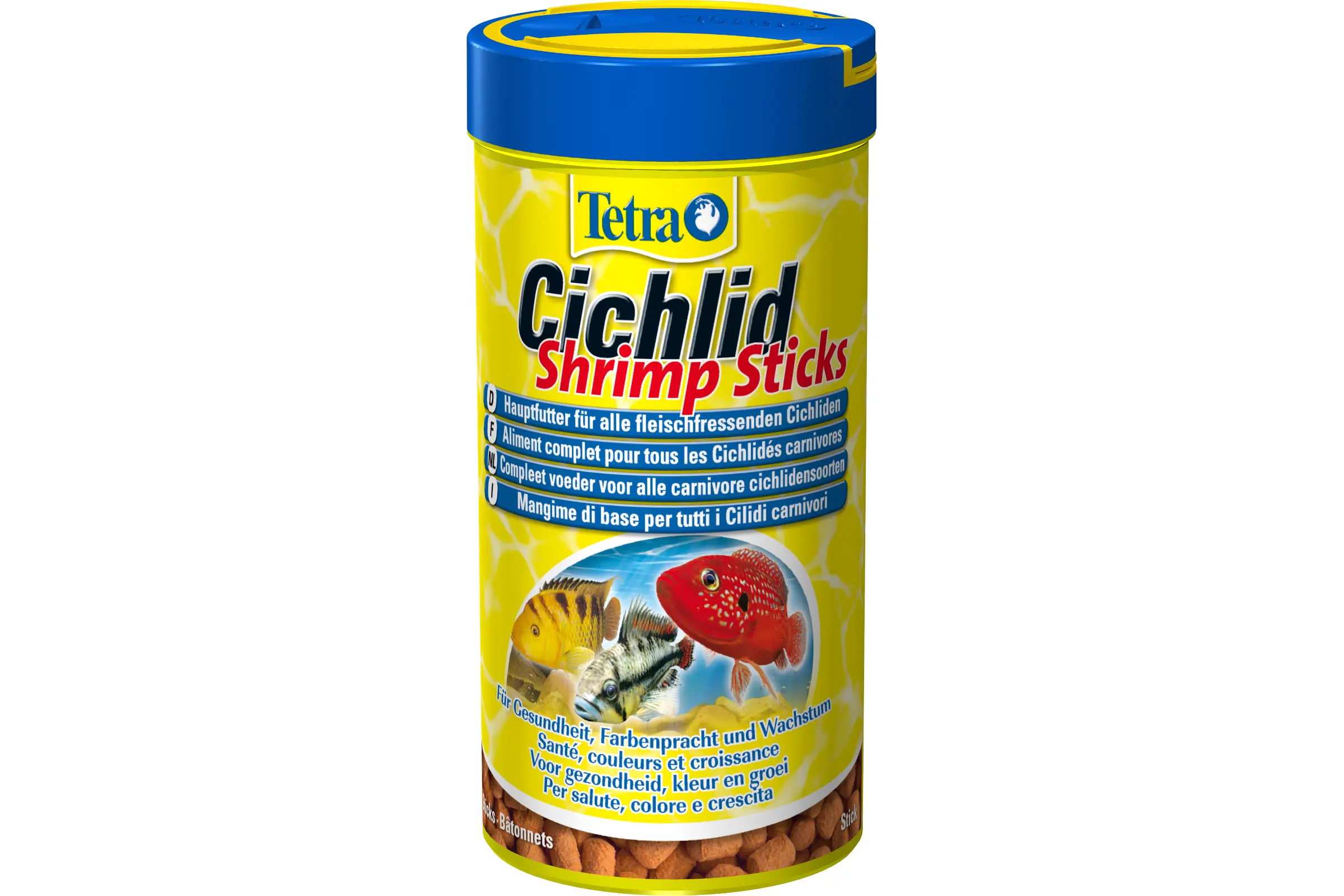 Tetra Cichlid Shrimp Sticks, sticks d’aliment complet, 250 ml