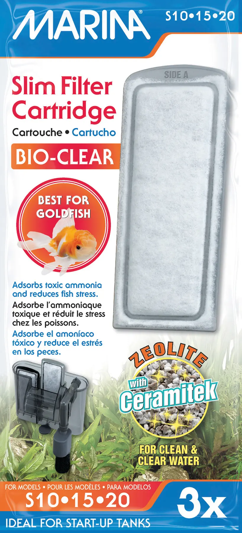 Marina Slim Filter zéolite lot de 3