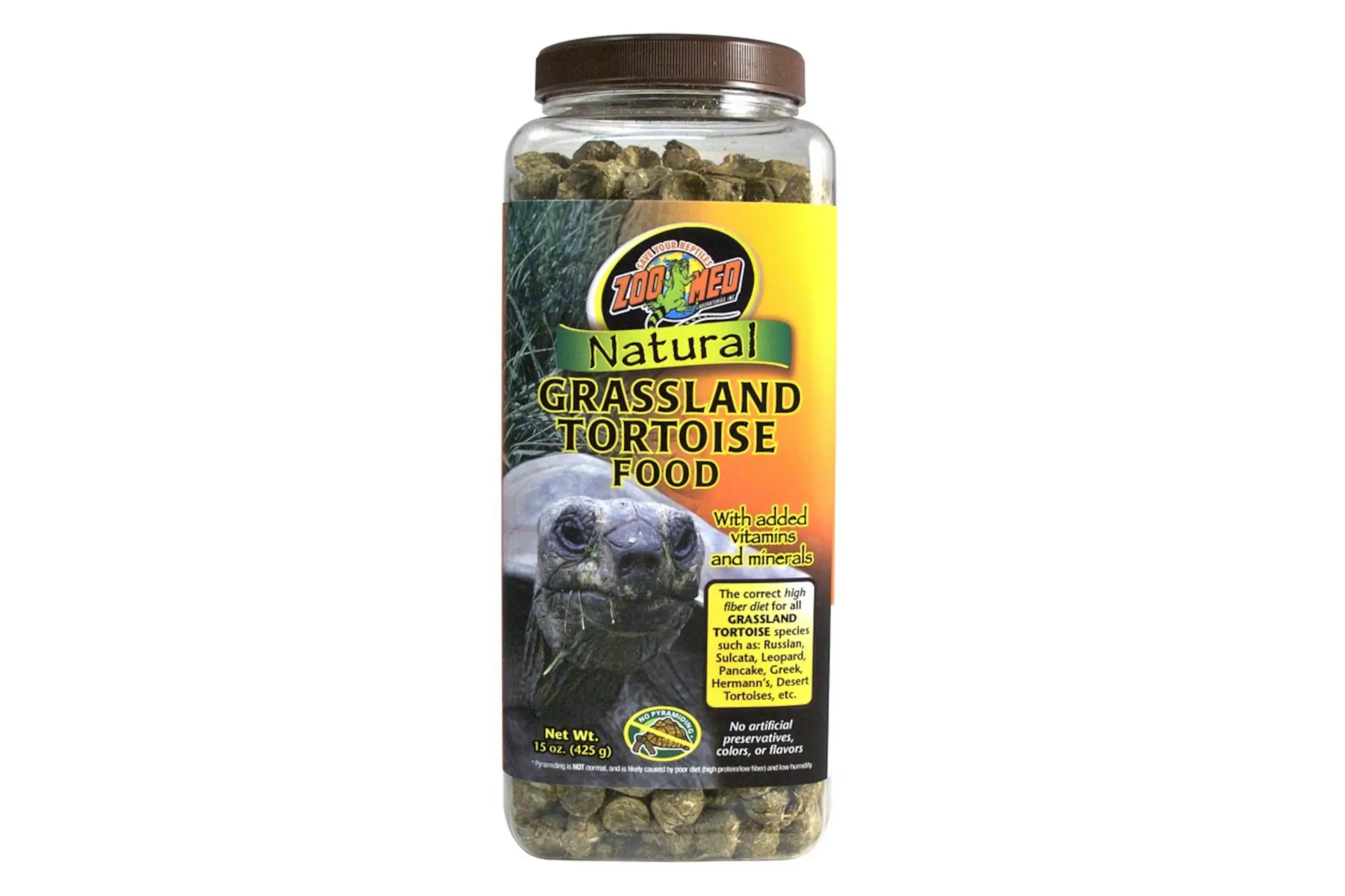 Zoomed Natural Grassland Tortoise Food, granulés d’alimentation principale, 425 g