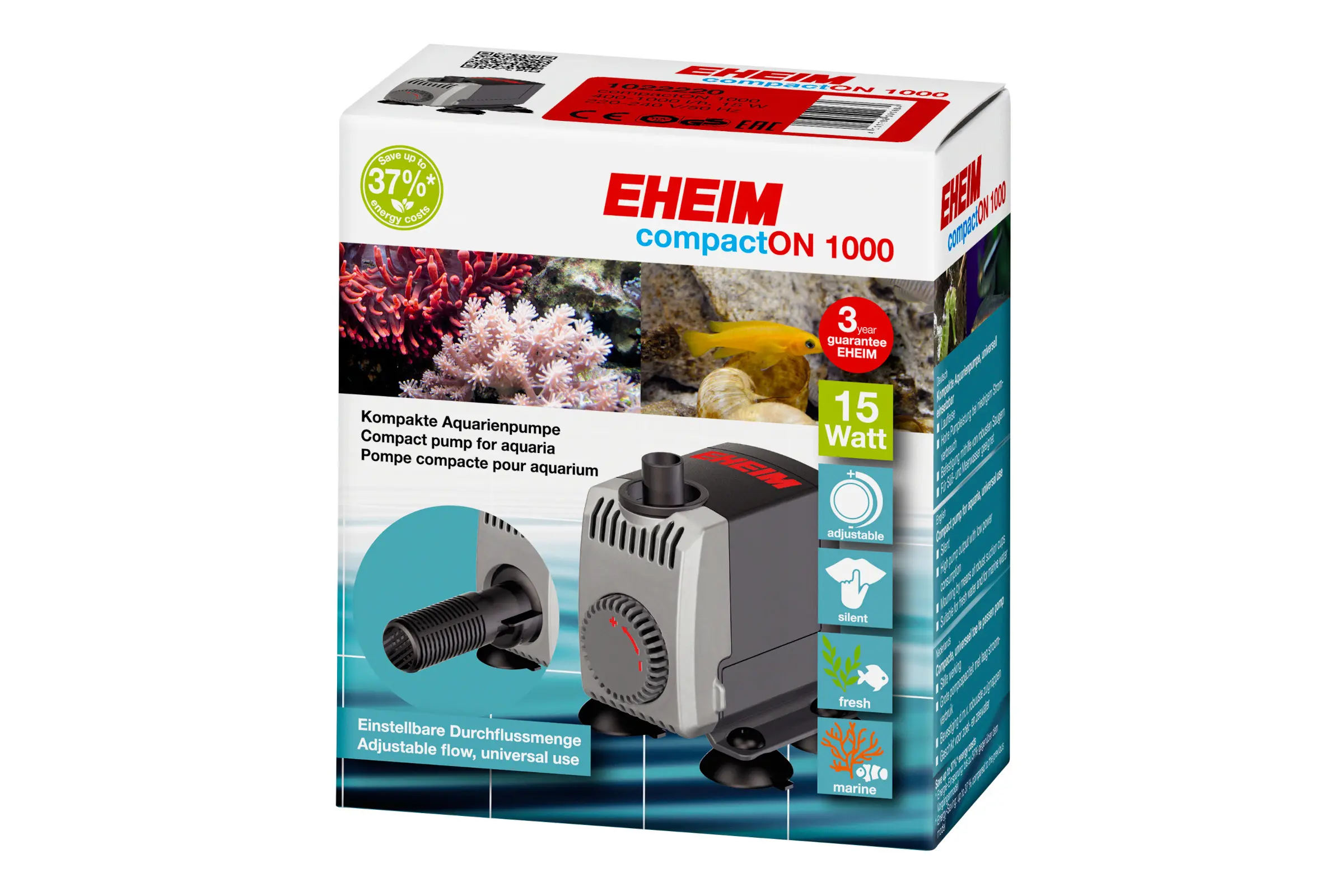 Eheim CompactON 1000, pompe de refoulement