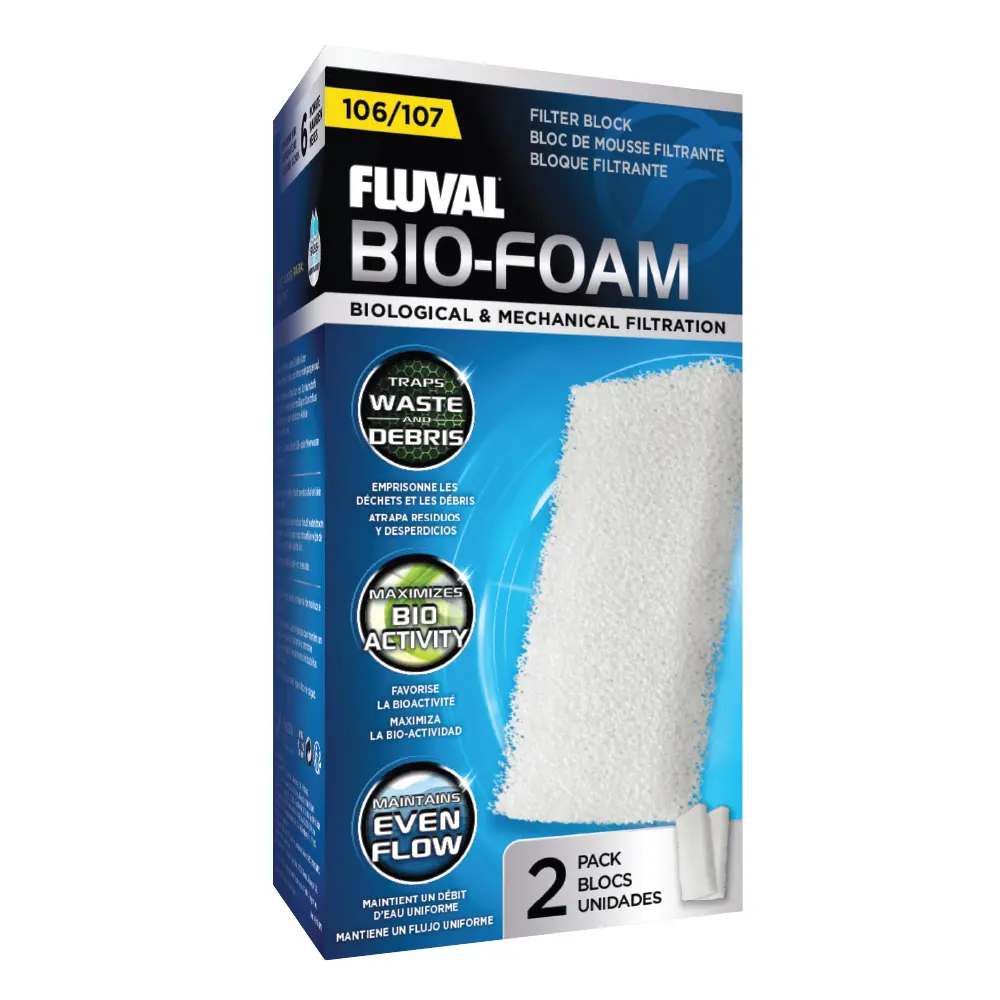 Cartouches en mousse Fluval 106/107