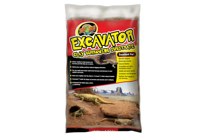 Zoomed Excavator Clay Burrowing Substrate, sol argileux, 4,5 kg